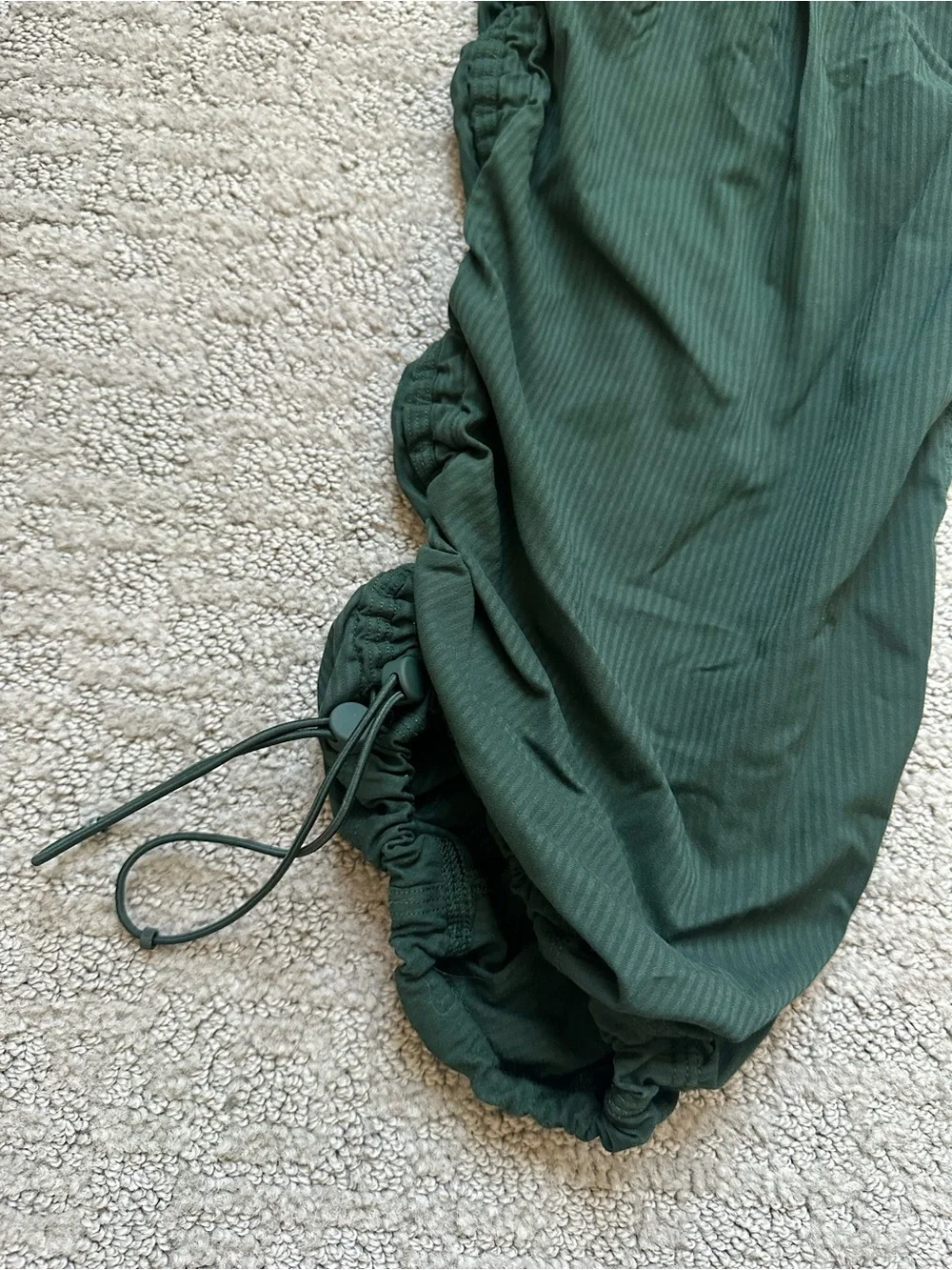 Lululemon Dance Studio Cargo Jogger Green Ruched Utility Pants Small
